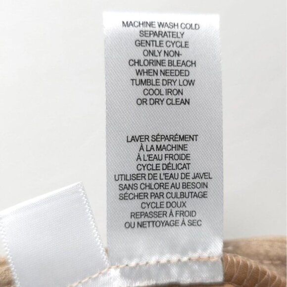 NWT ELIE. ELIE TAHARI FAUX SUEDE LEATHER Flare Hem Skirt ЕН341087 Size 10, 8 - Picture 5 of 5